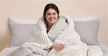 I Tested the Bearaby Cotton Weighted Blanket for a Month: Here is My Verdict